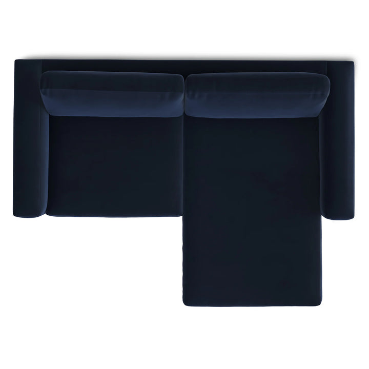 Riley Velvet Reversible Storage Right Sectional