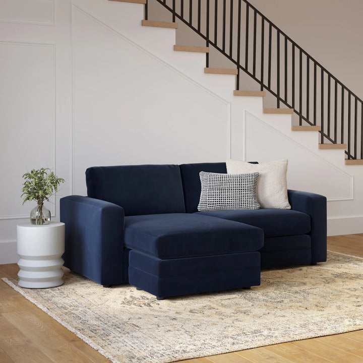 Riley Velvet Reversible Storage Right Sectional