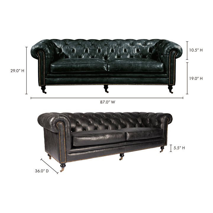 Timeless Chesterfield Luxe Lounger