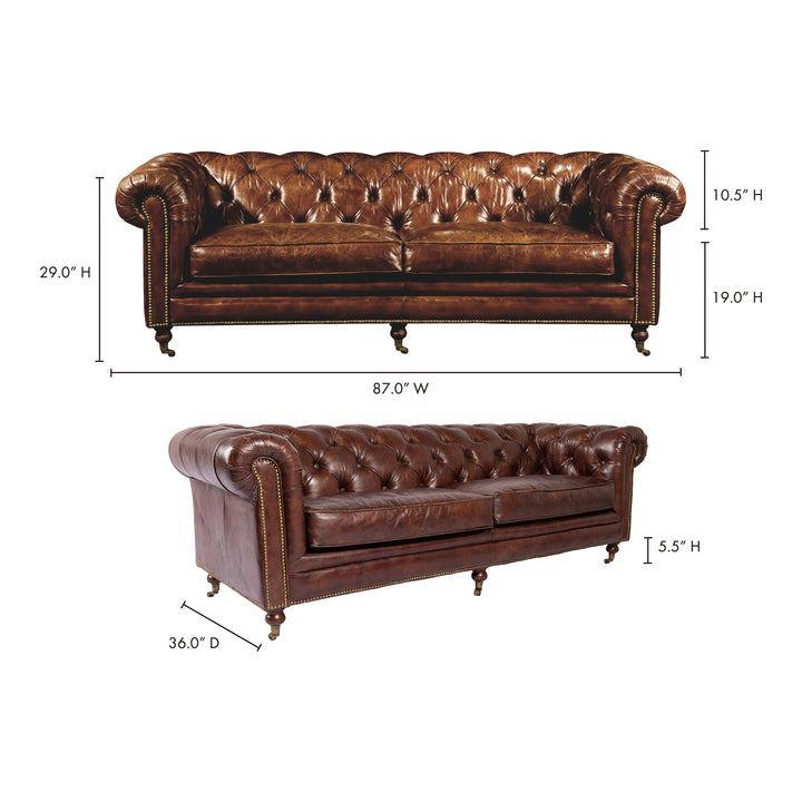 Timeless Chesterfield Luxe Lounger