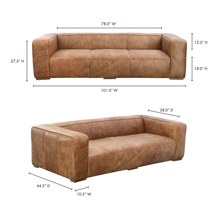 Urban Escape Top-Grain Leather Lounge Set