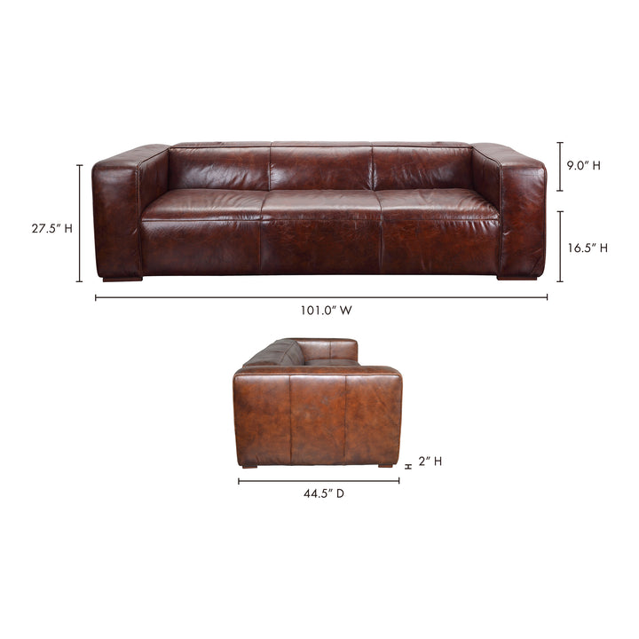 Urban Escape Top-Grain Leather Lounge Set