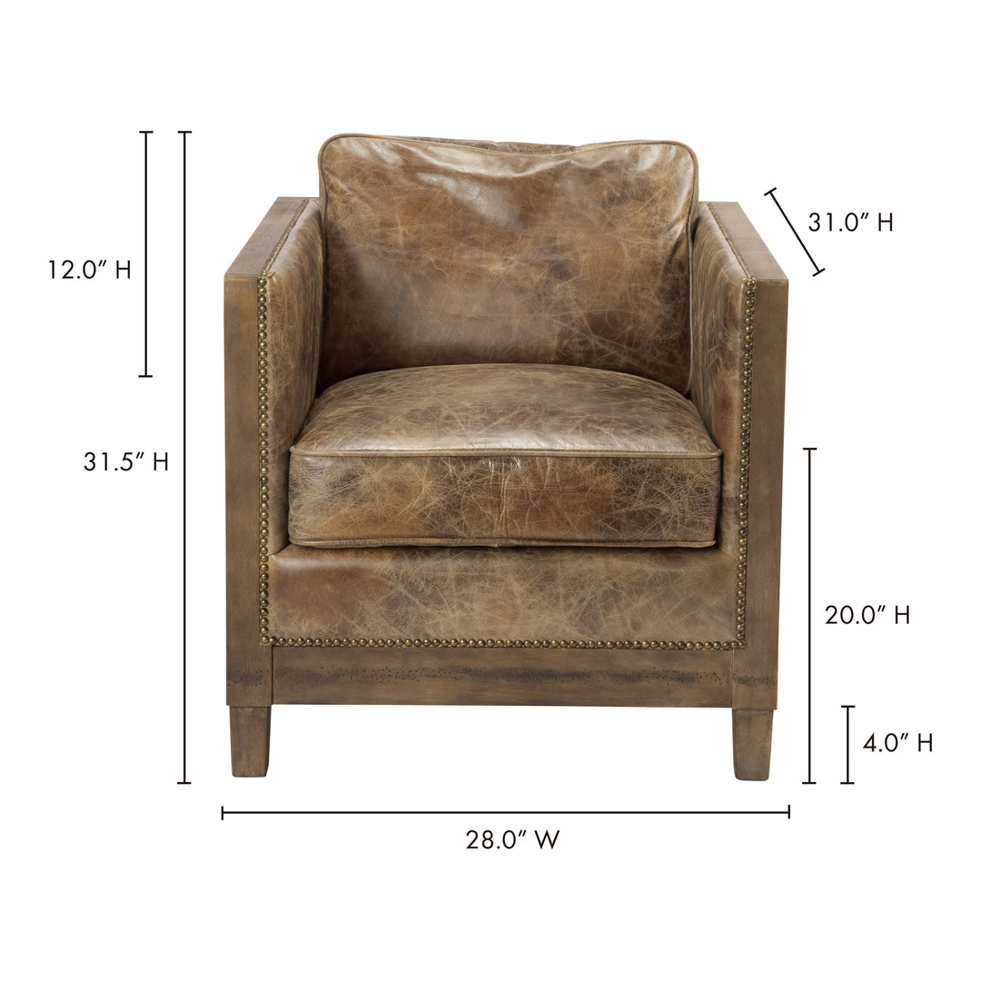 Industrial Revival Upholstered Chair