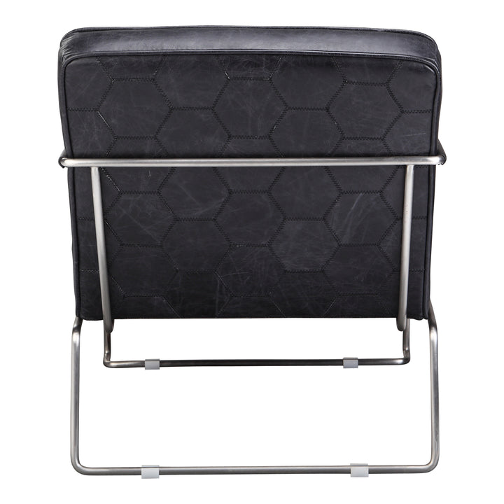 Urbane Hexagon Leather Club Chair