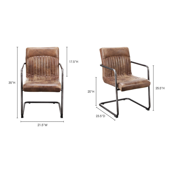 Rustic-Industrial Duo Dining Chairs