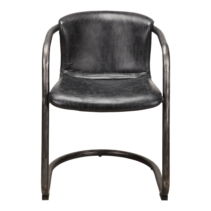 Urban Elegance Dining Chairs - Duo of Onyx Black