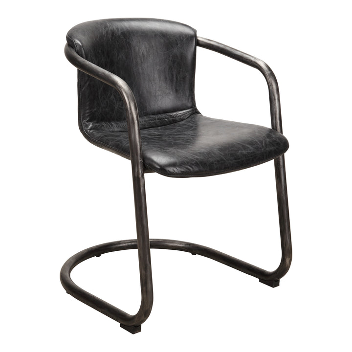 Urban Elegance Dining Chairs - Duo of Onyx Black