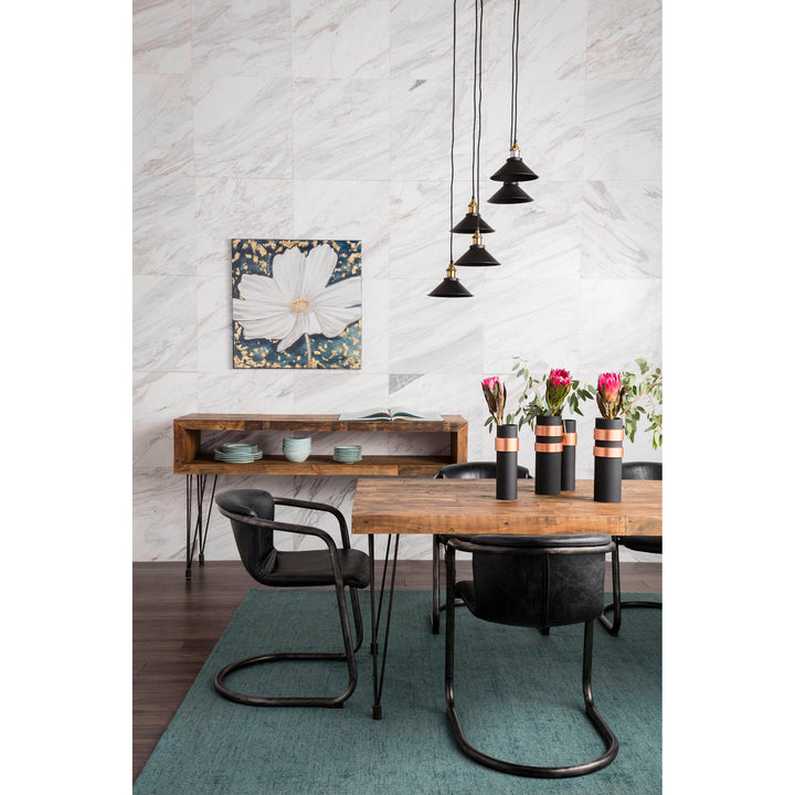 Urban Elegance Dining Chairs - Duo of Onyx Black