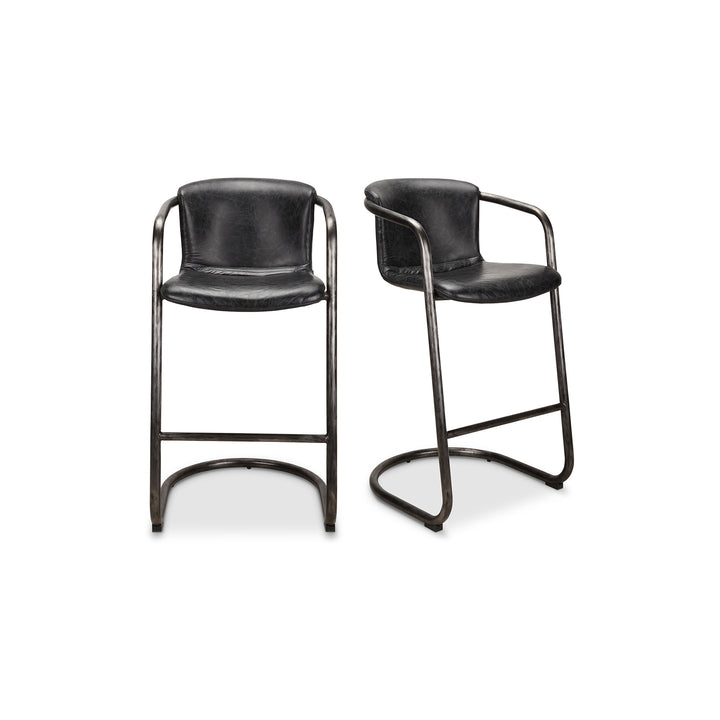 Giono Leather Bar Stools