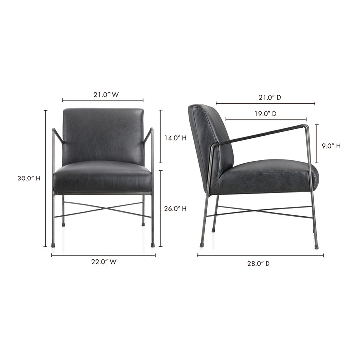 Luca Leather Armchair