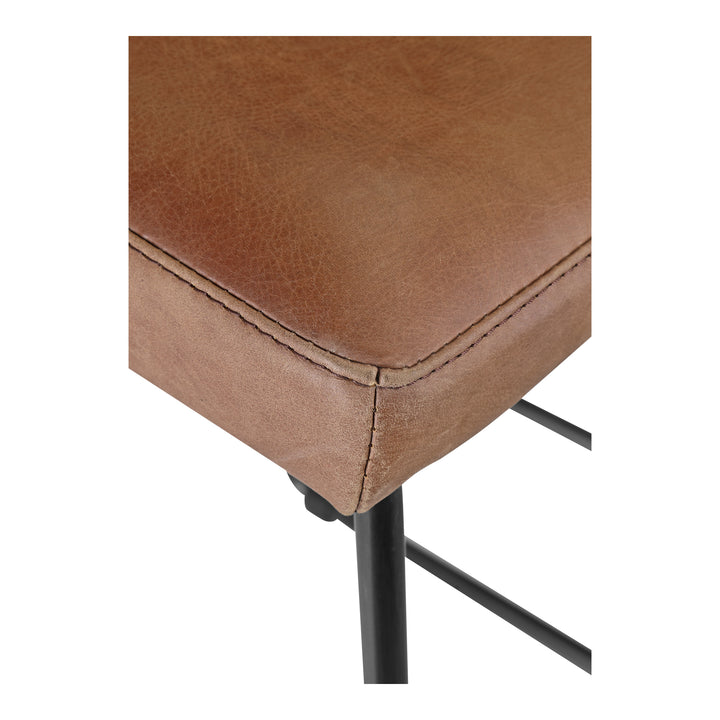 Modern Minimalist Dual Counter Stools - Luxe Leather Seating