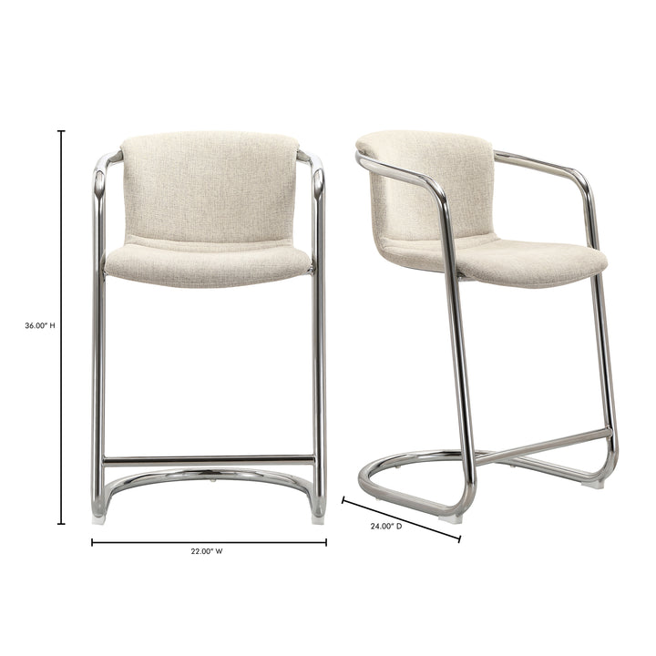 Elegant Industrial Diner Stools - Duo Pack