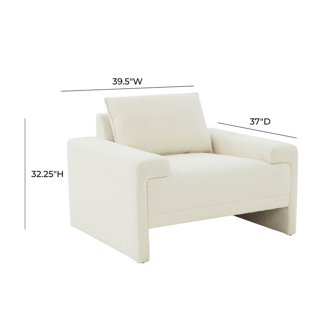 Meva Boucle Accent Chair