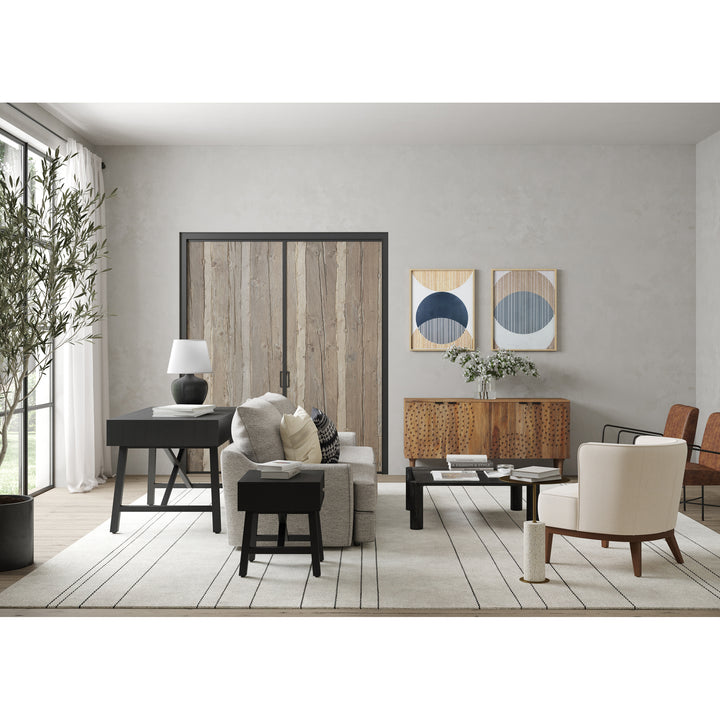 Regal Essence Iron & Terrazzo Side Table