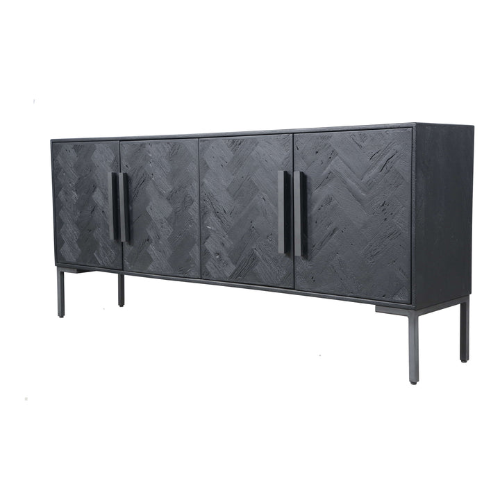 Herringbone Reclaimed Mango Wood Sideboard