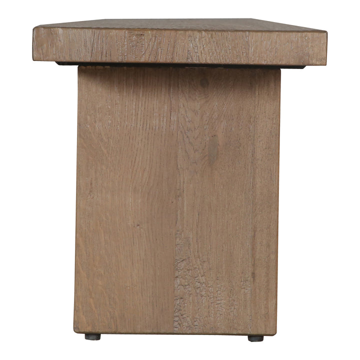 Modern Minimalist Solid Oak Dining Bench