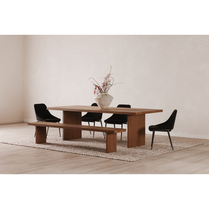 Modern Minimalist Solid Oak Dining Bench