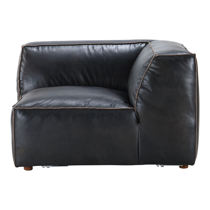 Artisanal Buffalo Leather Corner Recliner