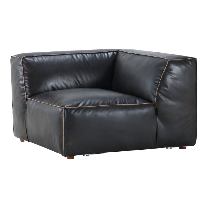 Artisanal Buffalo Leather Corner Recliner
