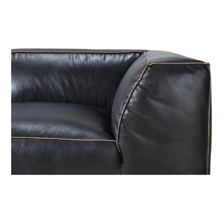 Artisanal Buffalo Leather Corner Recliner