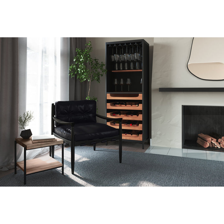 Swoop Arm Sleek Chair