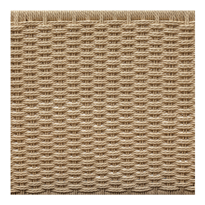 Retro-Chic Oak Counter Stool with Cane Detailing