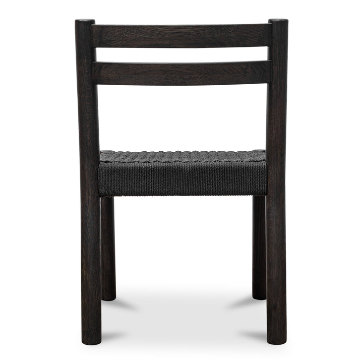 Elegant Oak-Framed Dining Chairs Duo