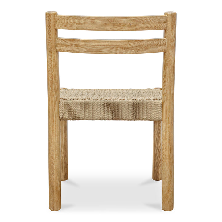Elegant Oak-Framed Dining Chairs Duo