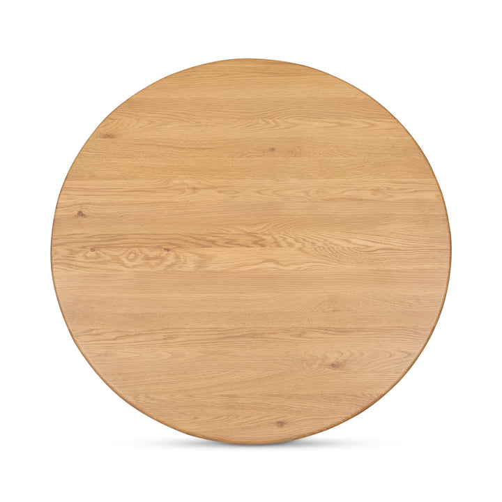 Circle Nesting Oak Coffee Table Set