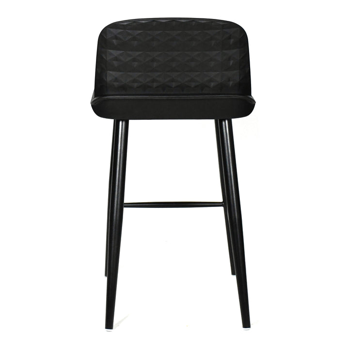 Modern Dual Bar Stools - Tapered Legs with Footrest