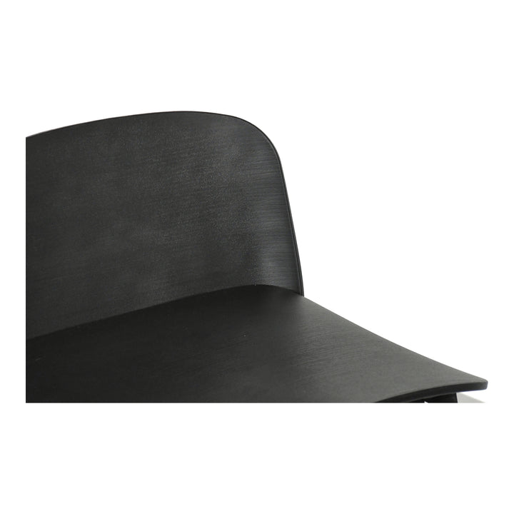 Modern Dual Bar Stools - Tapered Legs with Footrest