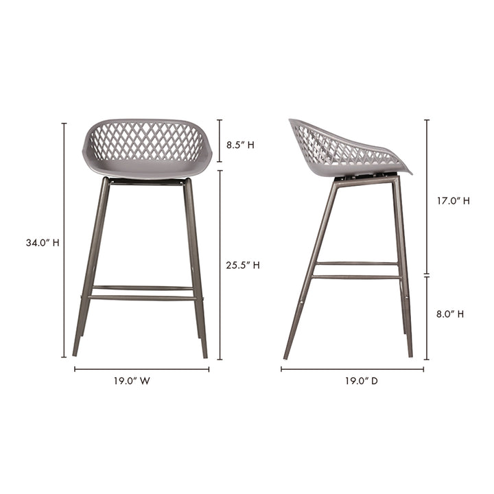 Contemporary Outdoor Breeze Seats - Set of Two
