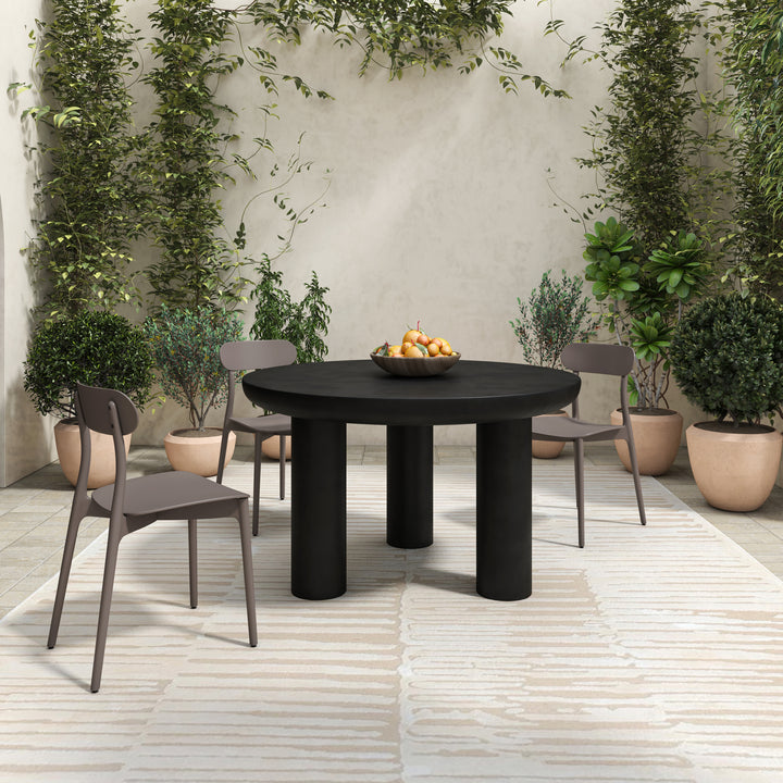 Breezy Modern Duo: Durable Outdoor Dining Chairs