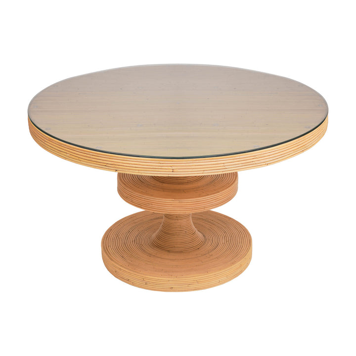 Nia Natural Rattan Round Dining Table