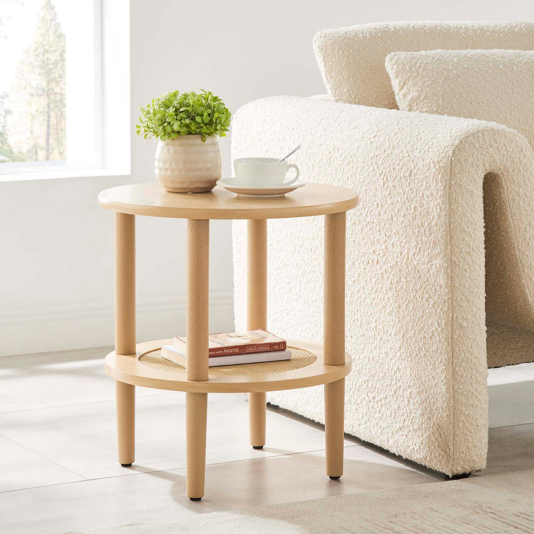 Ruso Round Coffee Table Oak