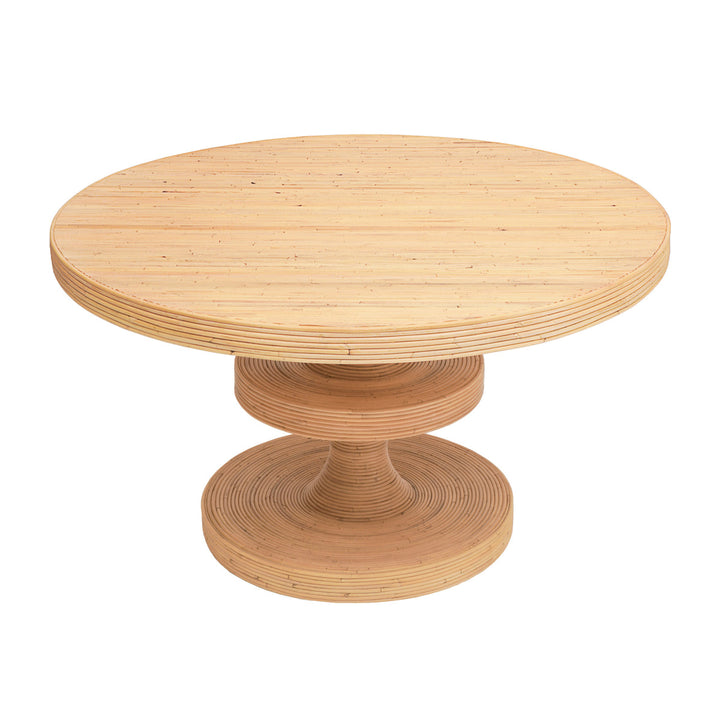 Nia Natural Rattan Round Dining Table