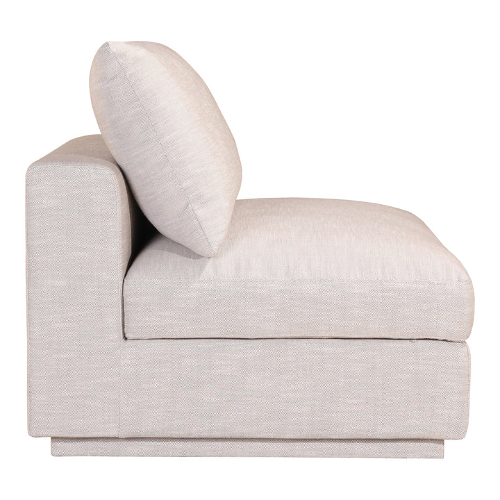 Coastal Linen Slipper Chair - Modern Elegance
