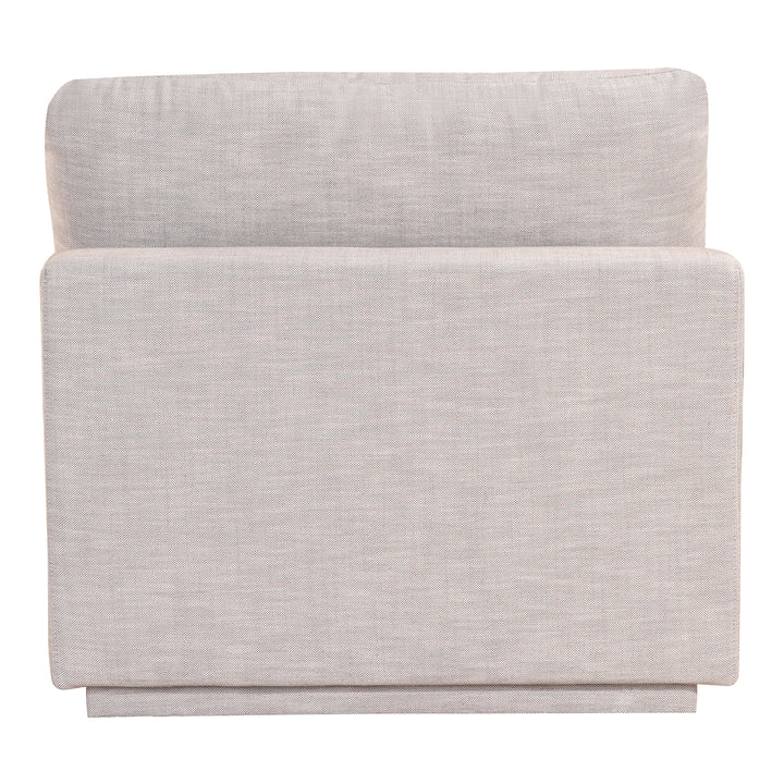 Coastal Linen Slipper Chair - Modern Elegance