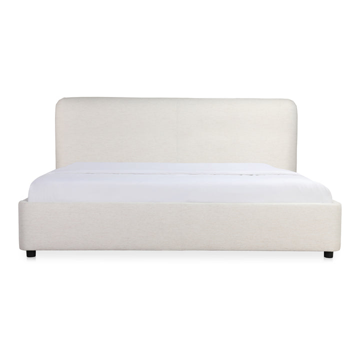 Dreamy Pinewood Linen Blend Bed