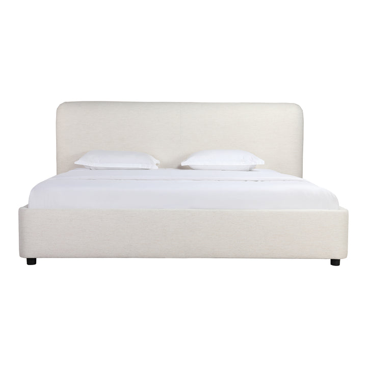 Dreamy Pinewood Linen Blend Bed