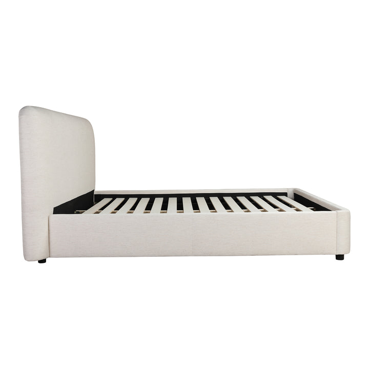 Dreamy Pinewood Linen Blend Bed