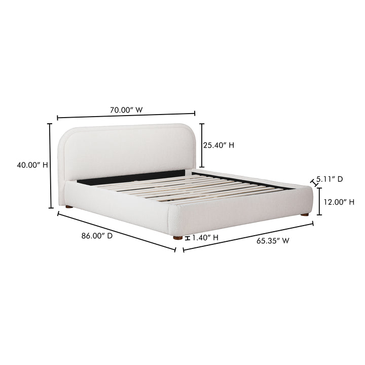 Serene Velvet Arc Bed
