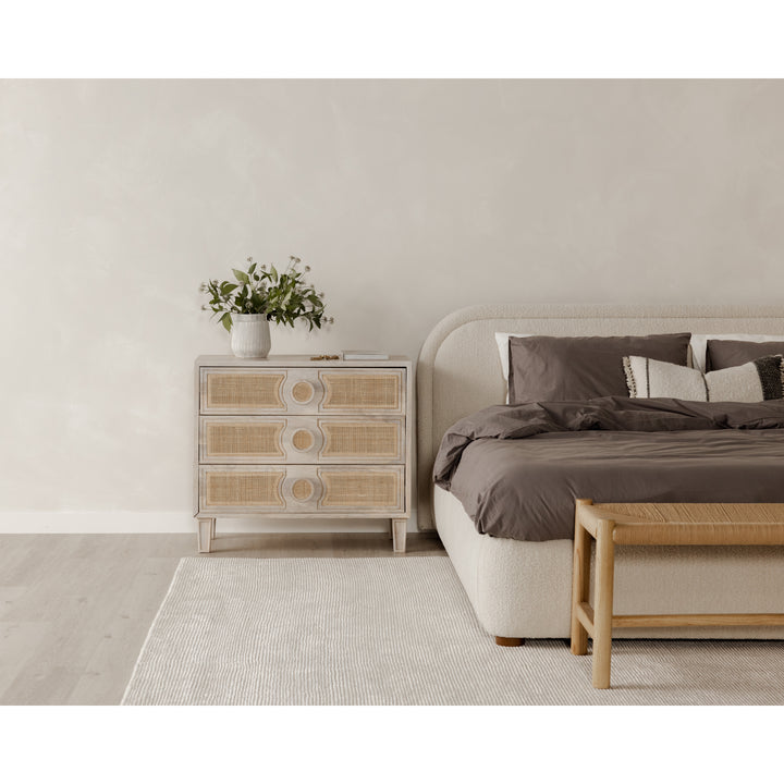 Serene Velvet Arc Bed