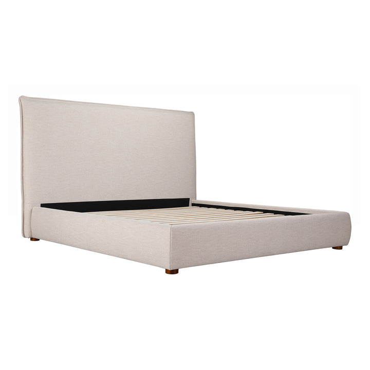 Tranquil Rest Linen Blend Tall Headboard Bed