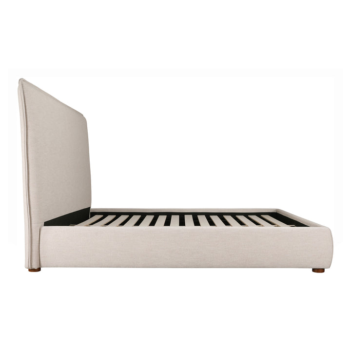 Tranquil Rest Linen Blend Tall Headboard Bed