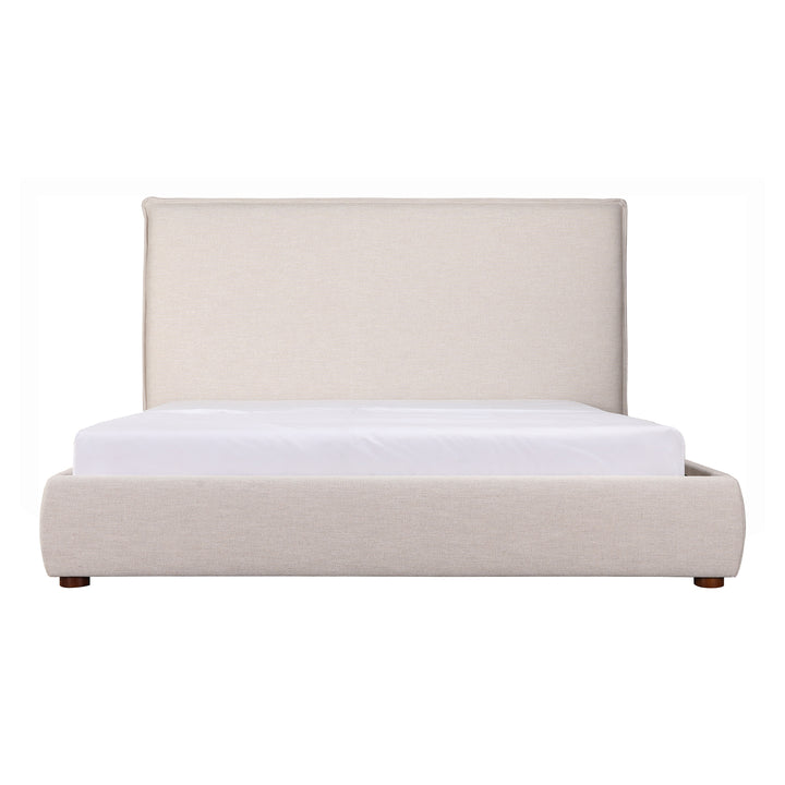 Tranquil Rest Linen Blend Tall Headboard Bed