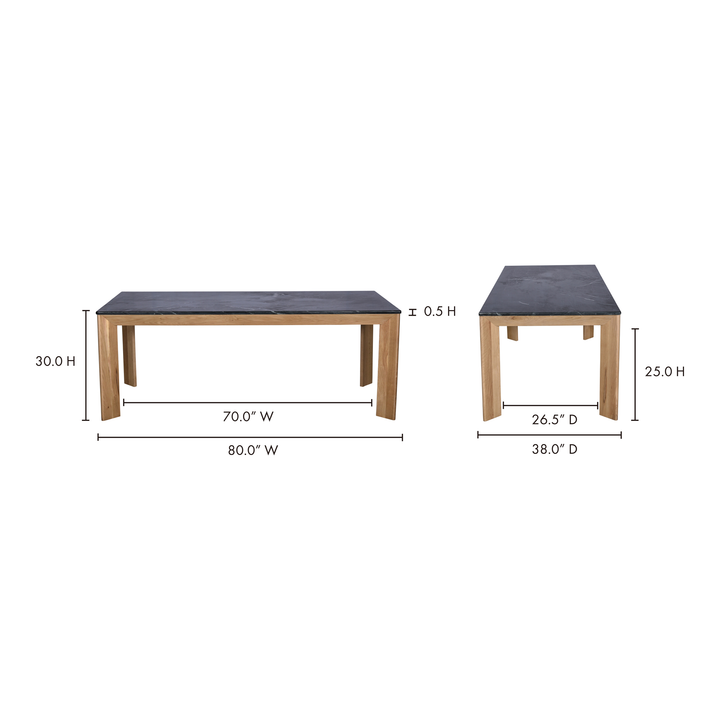 Boulder Marble Dining Table