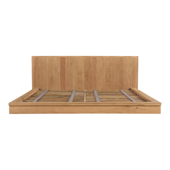 Rustic Solid Oak Expansive Headboard Bed