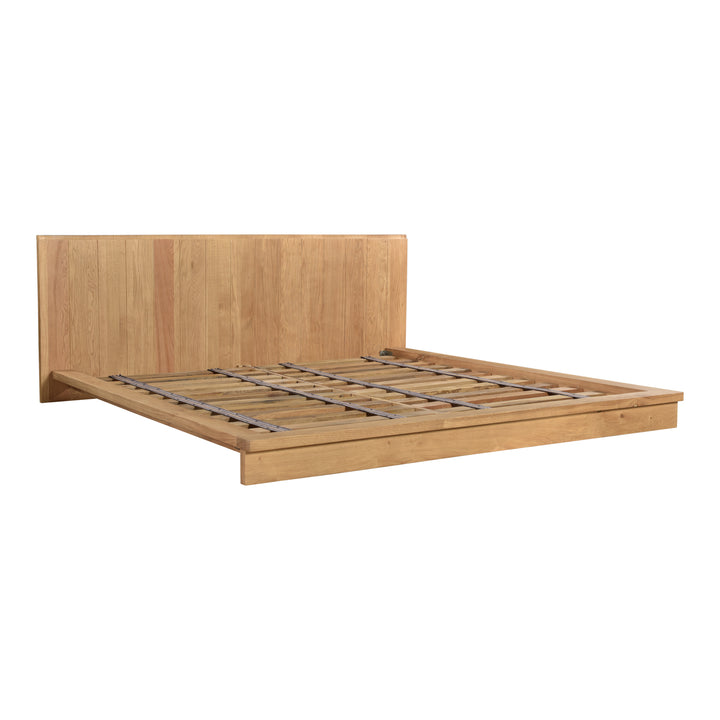 Rustic Solid Oak Expansive Headboard Bed