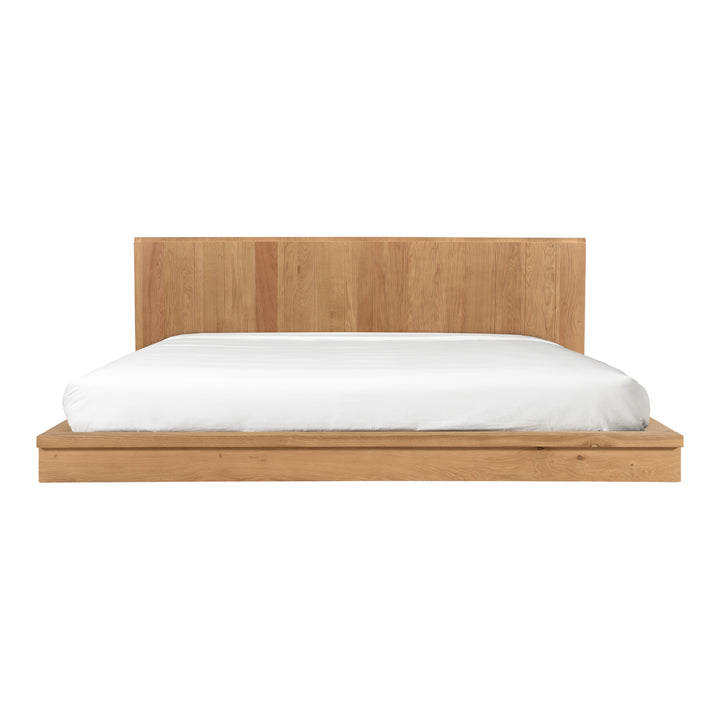 Rustic Solid Oak Expansive Headboard Bed